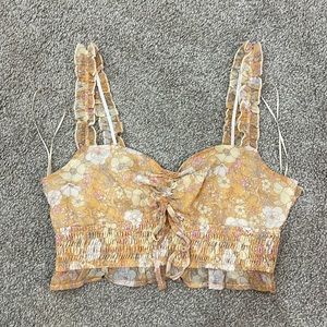 Large tank crop top